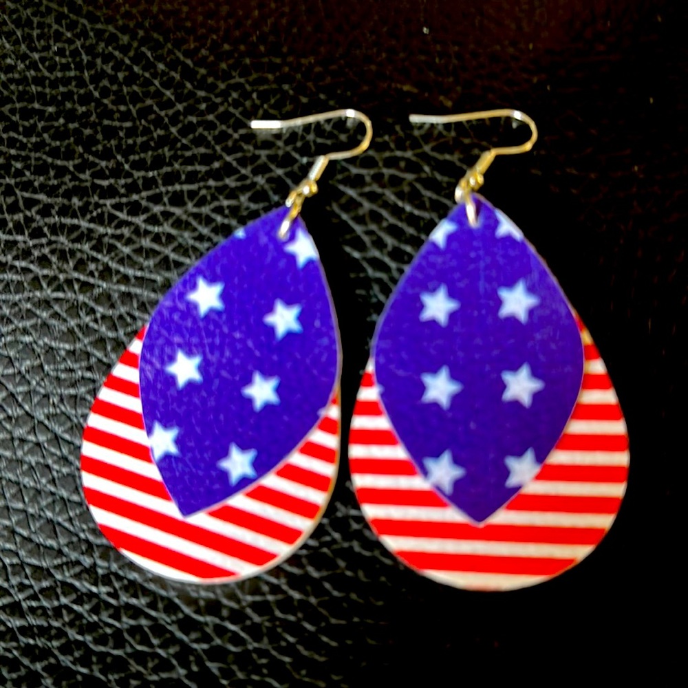 Flag earrings! 🇺🇸🇺🇸